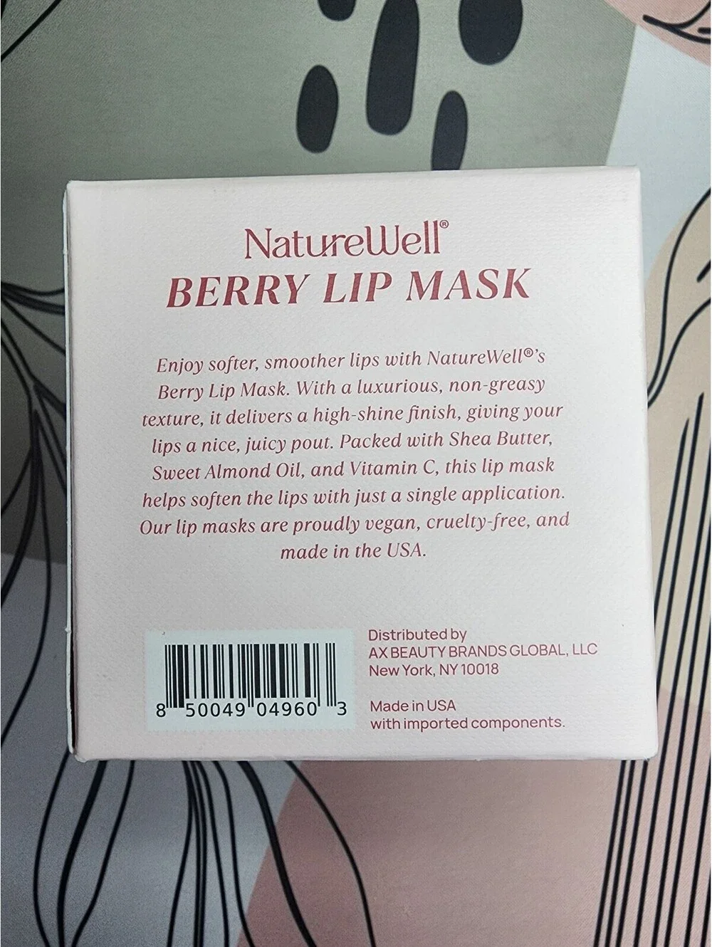 NatureWell Berry Lip Mask 0.70 oz Moisturizing Lip Care